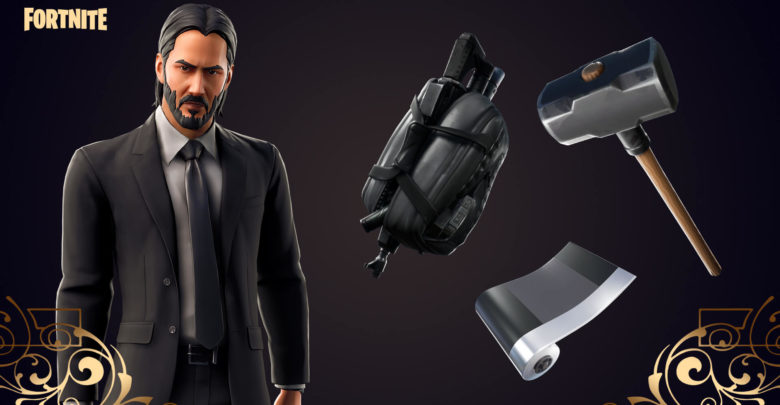 John Wick set Fortnite John Wick set Fortnite
