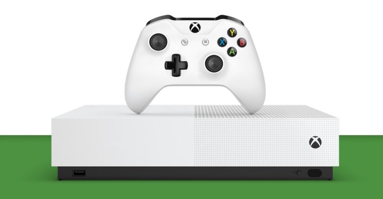 xbox one s all digital front
