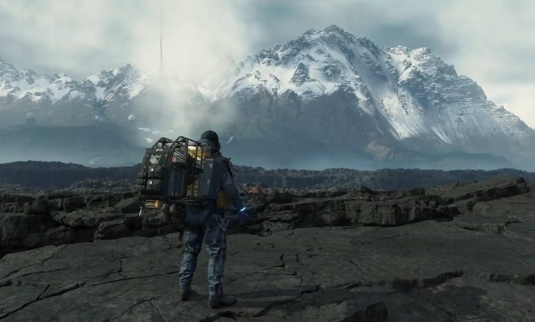 death stranding mountains