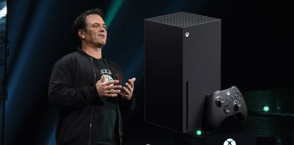 Phil Spencer with XBOX Series X