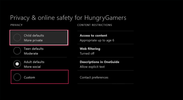 Internet matters protection step guide XboxOne Step 3 1024x561 1
